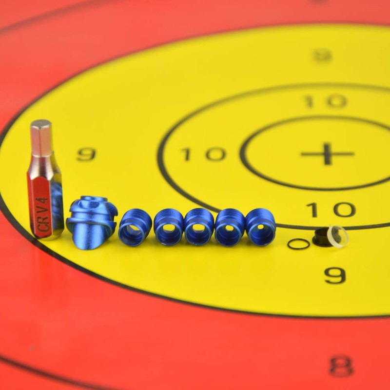 Archery Peep Sight for Compound Bow Interchangeable Aluminium Alloy Inner