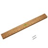 Picture Hanging Tool, 16 Inch Wood Level Ruler for DIY