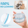 Maoerdental Retainer Cleaner Case,Double Layer No-Leak Denture Cup for Soaking