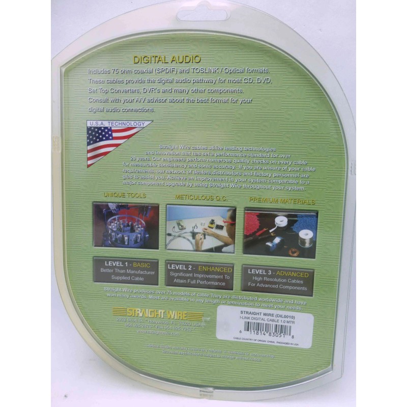 Straightwire I-Link 1 meter Digital Coaxial Cable