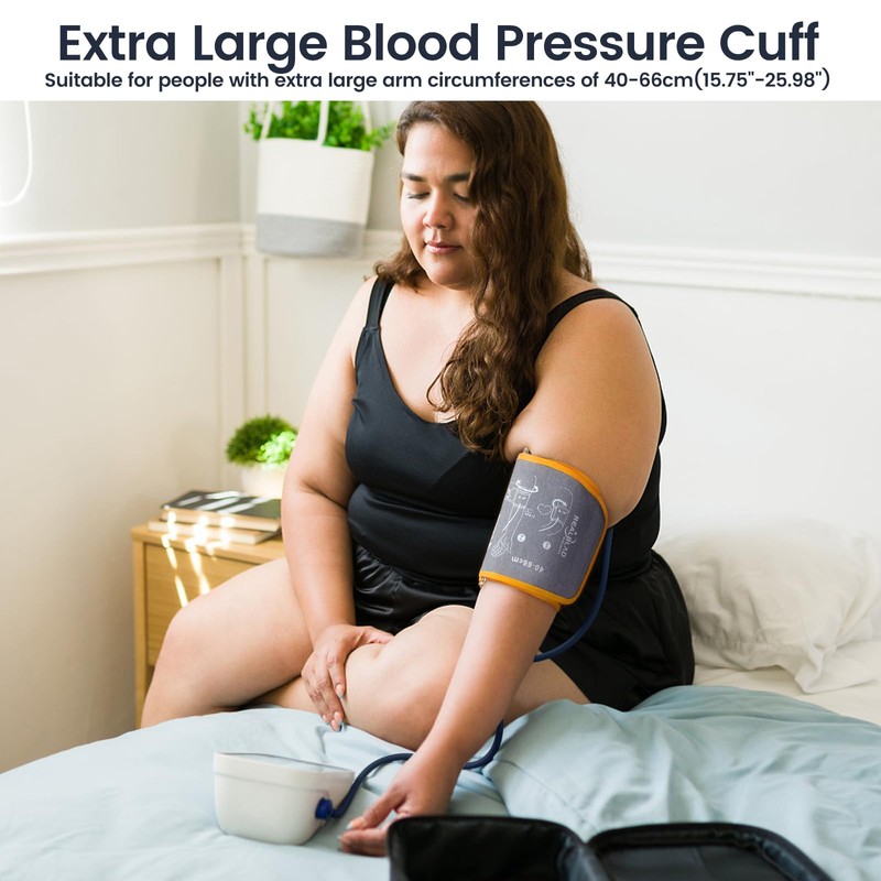 Extra Large Blood Pressure Cuff for Big Arms, XXL Bp