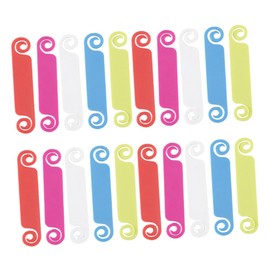 Operitacx 100 Stück Kabelmanagement Etiketten für USB Computer Ladegeräte Farbkodierte Kabeletiketten für Einfache Identifizierung Organisation von Kabeln À