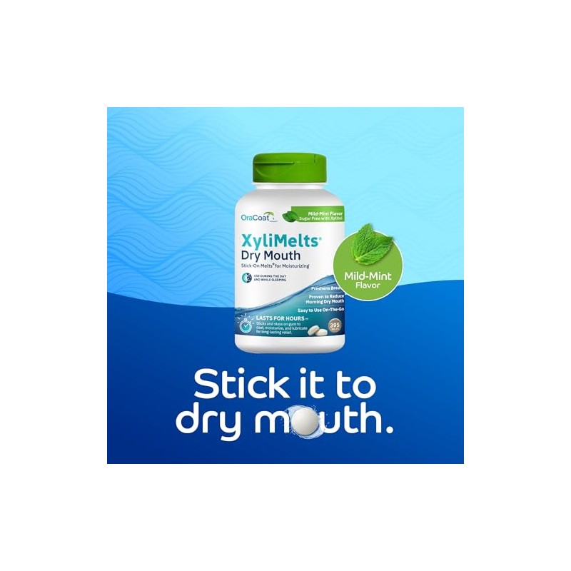 Oracoat XyliMelts for Dry Mouth Night Time or Day -
