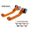 IUVWISN Motorcycle Brake Lever Foldable Lever Adjustable Bolt CNC for