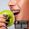 40Pcs Brackets Orthodontic Brackets Stainless Steel Holder Accessories for Orthodontic