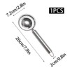 JAKOUE Egg Yolk Separator- 304 Stainless Steel ，20x7.2cm Yolk/White Separation