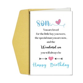 Birthday Cards for Son Lovely Happy Birthday Card with Envelope Cute Happy Birthday Cards for Son Adult Special Ideas Birthday Greeting Cards from Mom Dad Parents