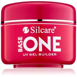 Base One Cover 15g UV Gel Camouflage Ideal for French Nails Builder File Off Gel Silcare
