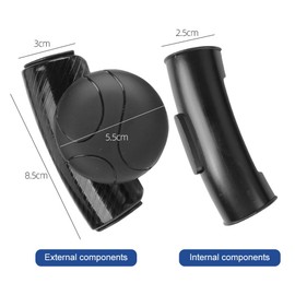 Doukesh Universal Auto Lenkradknauf Spinner Lenkrad Knauf Lenkradknopf Auto Lenkrad Spinner Knauf 360°Drehbarer Lenkrad-Booster-Knopf Drehbarer Lenkradknopf