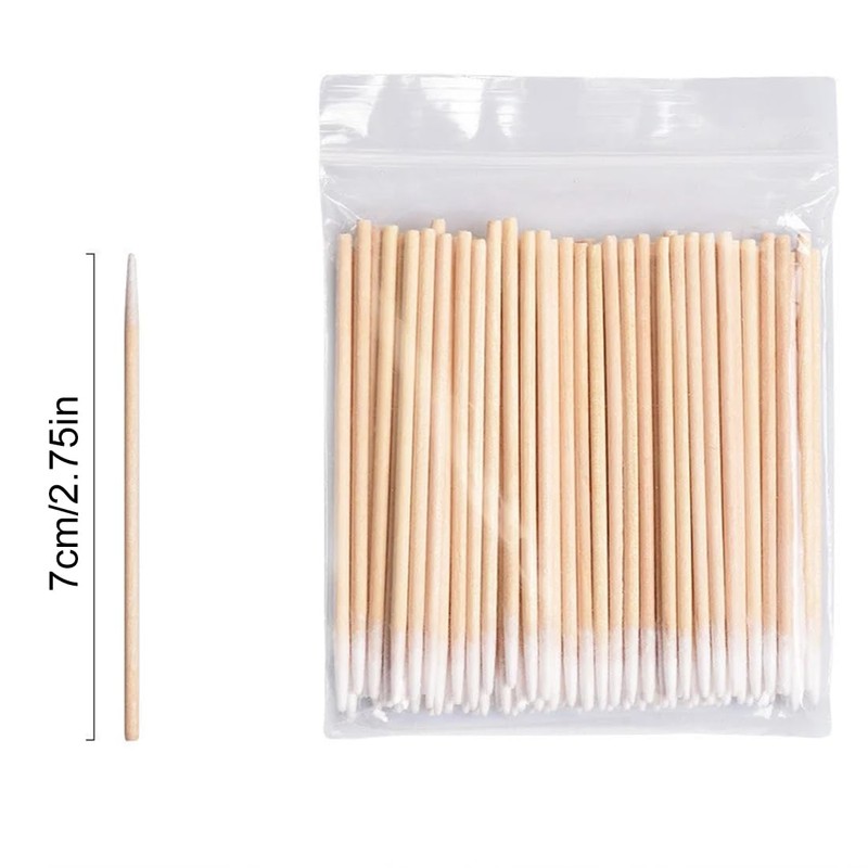 QEQSHQO Pack of 600 Microbrush Cleaning Sticks Cotton Buds for