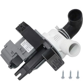 W10536347 W10155921 W10049390 Washer Drain Pump by Beaquicy - Replacement for Ken-more Whirl-pool May-tag washer - Replaces W10217134 W10281682 AP5650269 PS5136124 EAP5136124 - 3 Mounting Screws