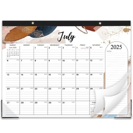 2025-2026 Desk Calendar - 18 Months Large Desk Calendar from Jul. 2025 - Dec. 2026, 14.6" x 11.5", Desk Pad Calendar 2025-2026 with 2 Corner Protectors