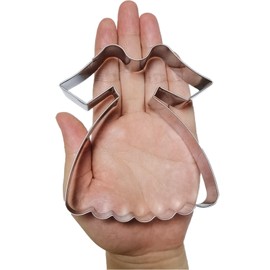 Large Size Dress Shaped Cookie Cutter, Stainless Steel Princess Court Dress Wedding Dress Cookie Cutter, 4.5 Inches