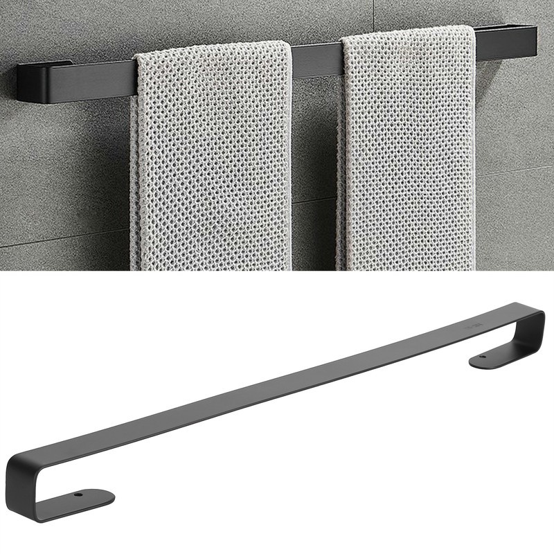 Towel Bar Stainless Steel Single Rod Towel Slippers Rack Holder