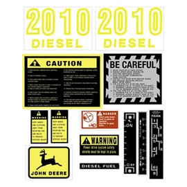 All States 2010 Hood Decal Set Diesel fits John Deere 2010 JD2010