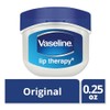 Vaseline Lip Therapy Original - Tarro de 0.25 onzas, 0.25