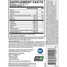 Scivation XTEND Original 7g BCAA | 50 Servings | Blue Raspberry Ice - CLUMPY 842595110296