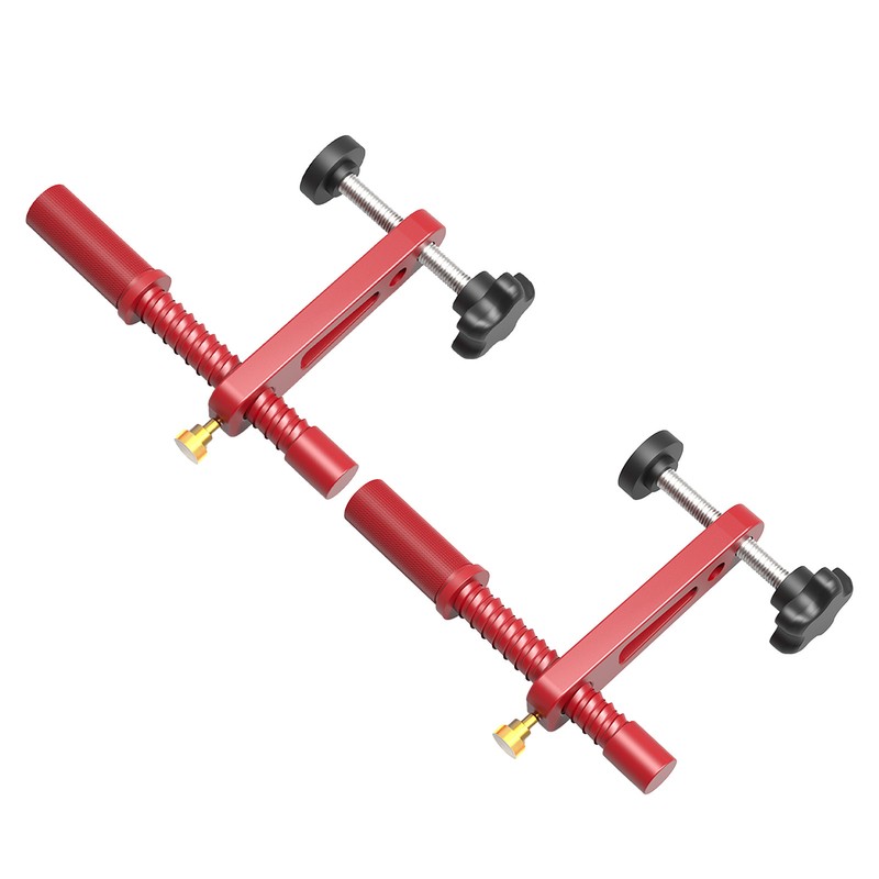 2PCS Bench Dogs Clamp 19mm Red Color Adjustable MFT Table