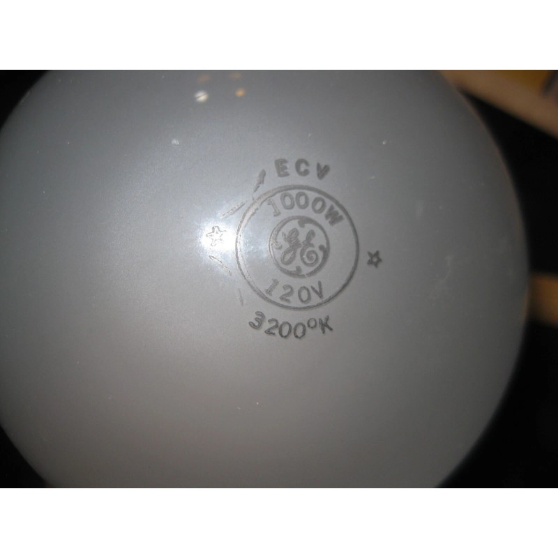 GE Vintage General Electric 1000 Watt 120 Volt Clear Light
