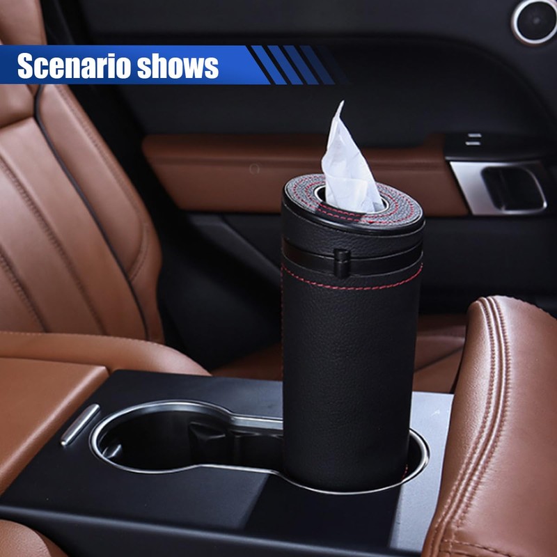 Car Tissues Holder, Multifunctional Tissue Cylinder Boxes, Car Tissues Canned,