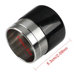 Tamirey 4pcs 1.98inch Stainless Steel Bearing Packer Wheel Grease for Trailer Hub Buddies with Dust Caps Accessories Parts for Boat Trailers