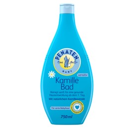 PENATEN Chamomile Bath (750 ml), Mild Baby Bath Additive for Bathing with Natural Chamomile Extract, Chamomile Bath & Care Bath Cleanses Gently Without Tears, Very Mild Care for Delicate Baby Skin