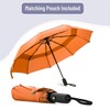 Mr. Pen- Windproof Travel Umbrella, Orange, Automatic Umbrellas for Rain,