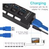 Universal 7 Ports USB Hub 3.0 Powered Splitter ON/OFF Switch