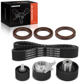 A-Premium Engine Timing Belt Kit Compatible with Ford Escort 1998-1999, Contour 1998-1999 & Mercury Mystique 1998-1999, Cougar 1999, 2.0L