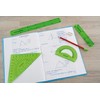 Eberhard Faber 570005 Geometry Set with 2 Rulers (Approx. 15