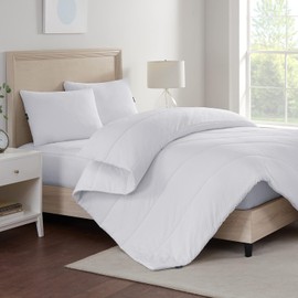 Serta Power Chill Soft Cooling Down Alternative Comforter, Lightweight Twin/ Twin XL Comforter, Duvet Insert with 4 Corner Tabs, All Season Bedding, White