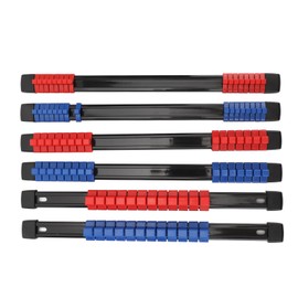 6PCS Drive Socket Organizer Holder 1/4in 3/8in 1/2in SAE And Metric Socket Holder Rail for Shallow Deep Sockets