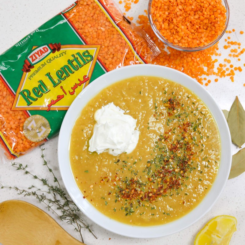 Ziyad Red Lentils Pack size here 16 oz - High-Protein