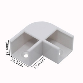 Litever 90 Degree Corner Connectors for Deep Square Aluminum LED Channel (ASIN: B01IY1L2B2) Corner Connection/Joint LL-007-90A
