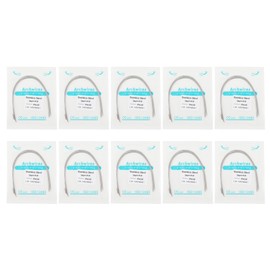 100pcs Stainless Steel Wire 0.018in Arch Tooth Correction Braces Wires for Dental Orthotics Upper Teeth