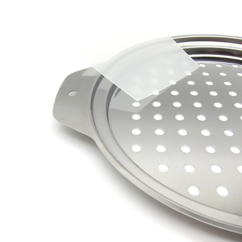 Hicook Stainless Steel Spaetzle Maker Lid with Scraper Traditional German