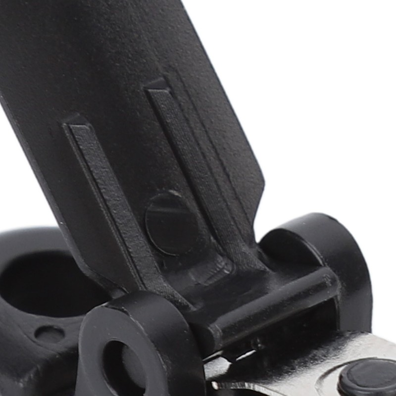 20pcs Hearing Aid Lanyard Clip Black ABS Clip Replacement Accessory