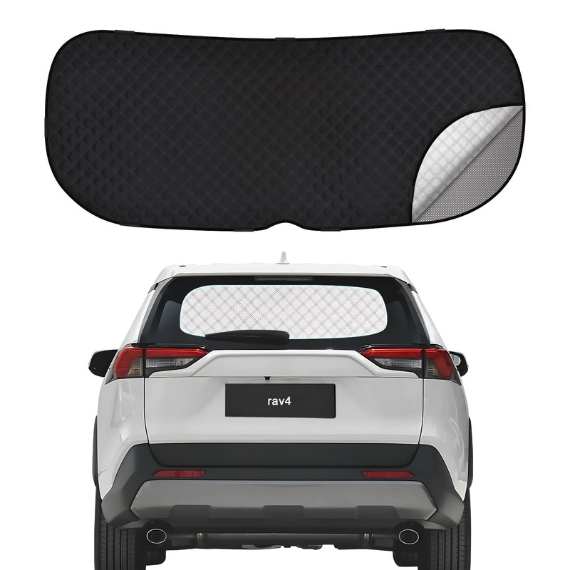 ZATOOTO Rear Windshield Sunshade for 2019-2024 Toyota RAV4 Back Window