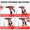 NEXTACK Rivet Nut Tool Mandre & Nosepiece Set M5, M6