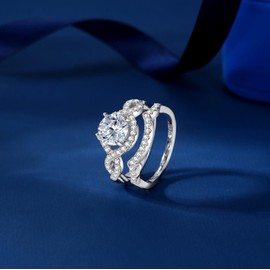 VYVAO 1.131 CTTW Women's Bridal Rings Sets (6)