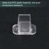 sourcing map Pack of 100 LED Neon Mounting Clips Mounting