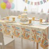 3Pcs Here Comes The Son Baby Shower Decorations Tablecloths Plastic