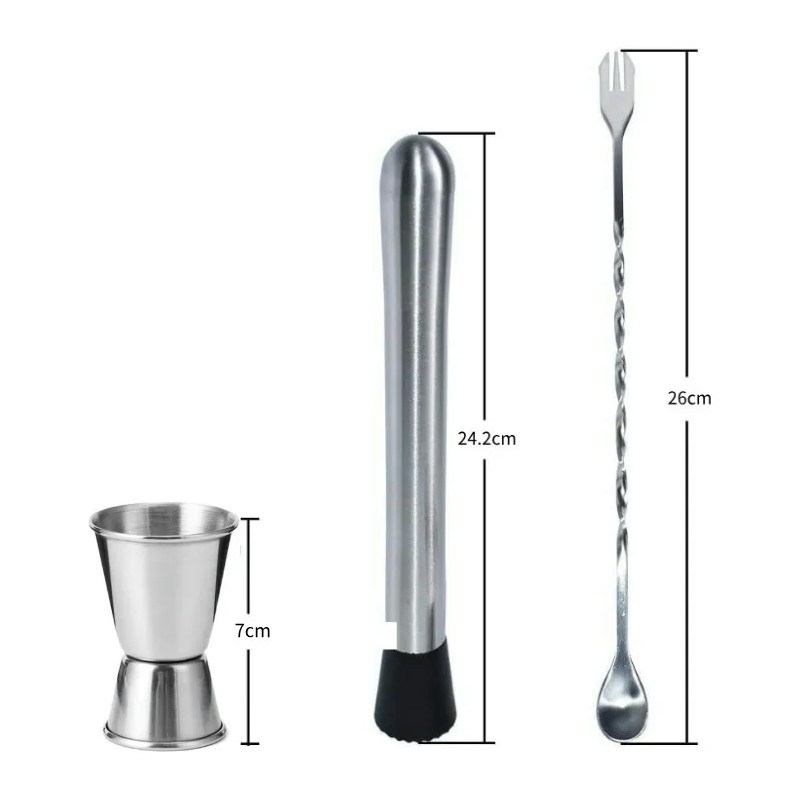 Kit de Herramientas para Barra de Acero Inoxidable 304 Velstron