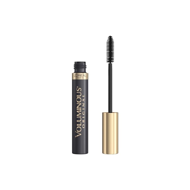 L'Oreal Paris Maquillaje Voluminoso Original, Blackest Black, 1 pieza