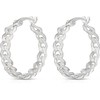 Verona Jewelers Italian Solid 925 Sterling Silver 20MM Curb Chain