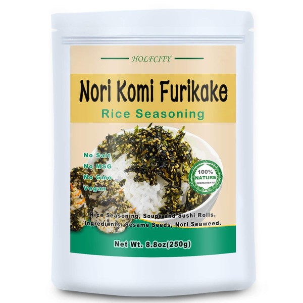 Nori Komi Furikake Condimento de arroz, 8.8 oz (250 g)