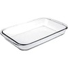 IBILI Kristall Rectangular Tray, 23 x 15 x 5 cm