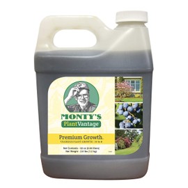 PlantVantage Premium Growth Plant Food-Liquid Fertilizer for Stronger Stems and Larger Leaves-8-16-8 NPK, Zinc & Iron-Ideal for Trees, Shrubs, and Flowers-Easy Root Feed or Foliar Spray 32 oz