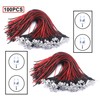 HUAZIZ Pack of 100 Pre-Wired LED, Diode Light, 12 V