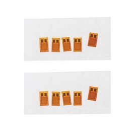 YS0911 10pcs BF350-3AA Resistive Strain Gauge 350 Ohm Good Stability Temperature Creep Compensation for Pressure Sensor Load Cell Resistive Strain Gauge